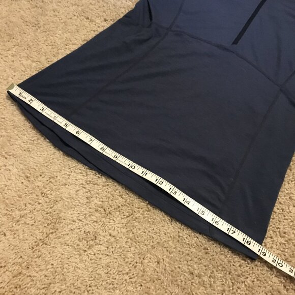 Paradox Merino Wool Blend Navy DRIrelease Freshguard Athletic 1/4 Zip Top - Picture 14 of 16